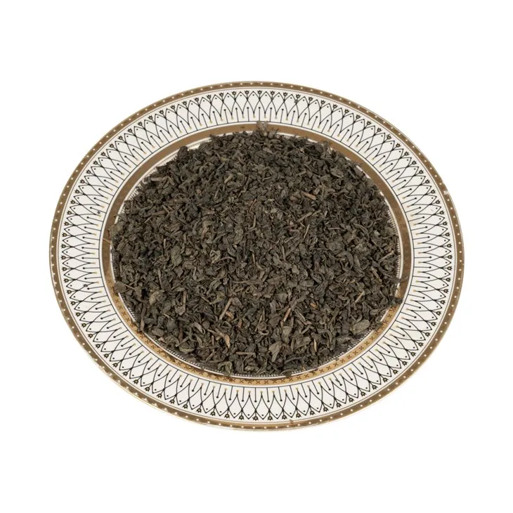 Gunpowder tshuaj yej Moroccan mint sib xyaw